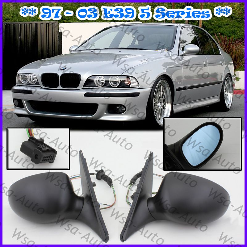 Fits 9703 BMW E39 5Series M5 Style Power folding Side Mirrors eBay